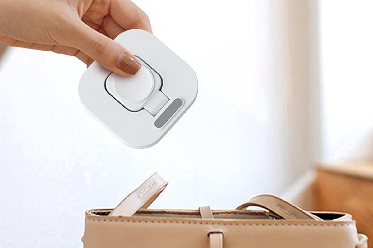 Portable Charging Dock for Apple Watch Wireless Watch Charger Stand Compatible with Apple Watch -White V1263-JX-6415-1