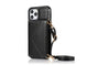 PU Leather Crossbody Phone Case Cover Wallet Card Holder for iPhone 13 Series -Black /iPhone13 mini 5.4 V1263-JX-6417-4