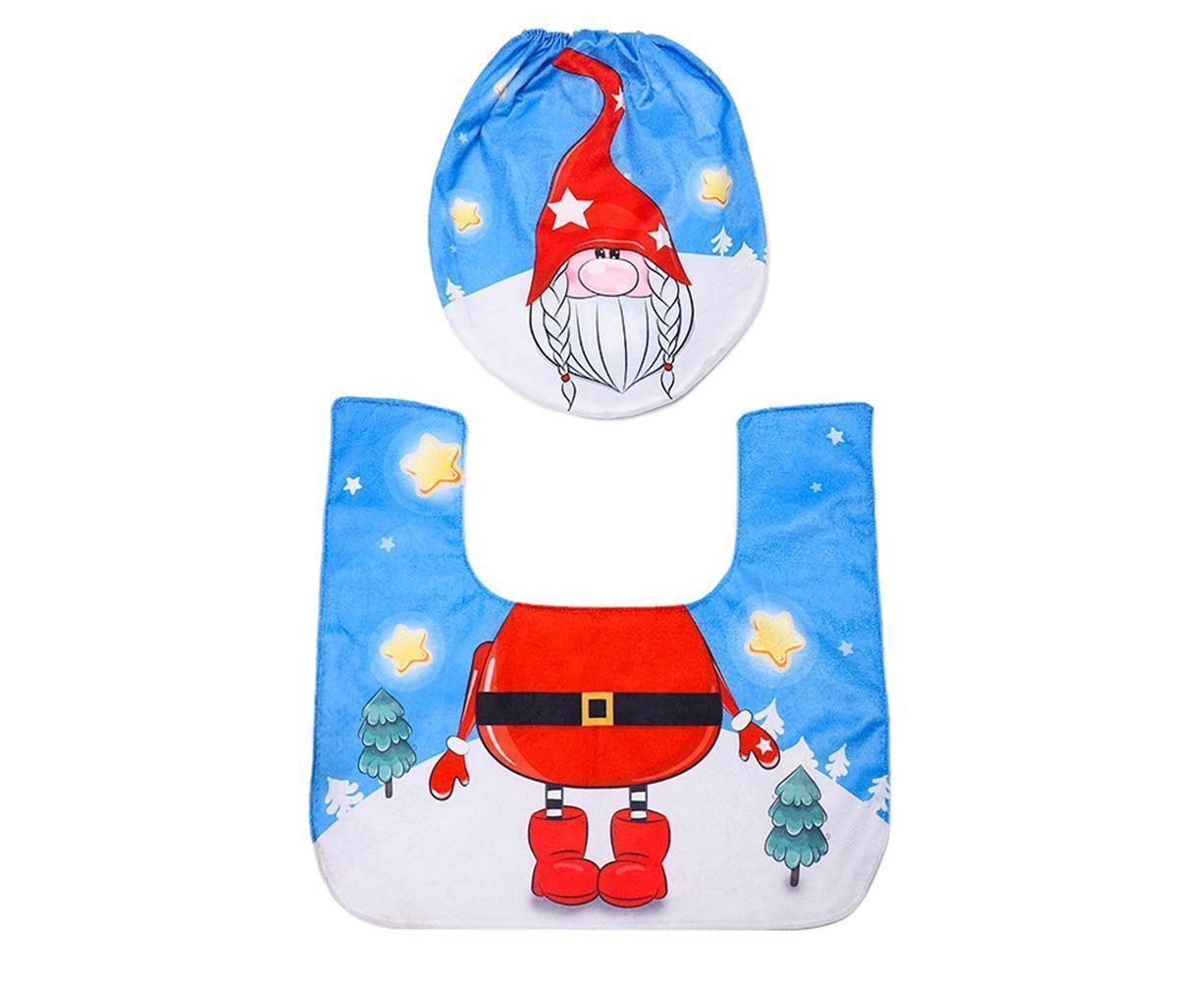 Christmas Toilet Mat Pad Kit-B V1263-JX-642