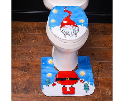 Christmas Toilet Mat Pad Kit-B V1263-JX-642