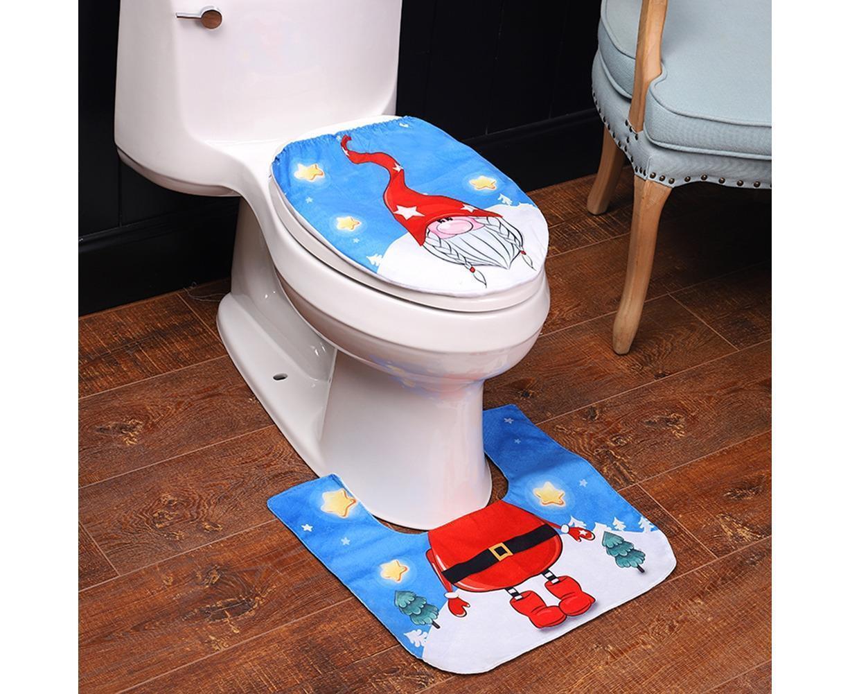Christmas Toilet Mat Pad Kit-B V1263-JX-642
