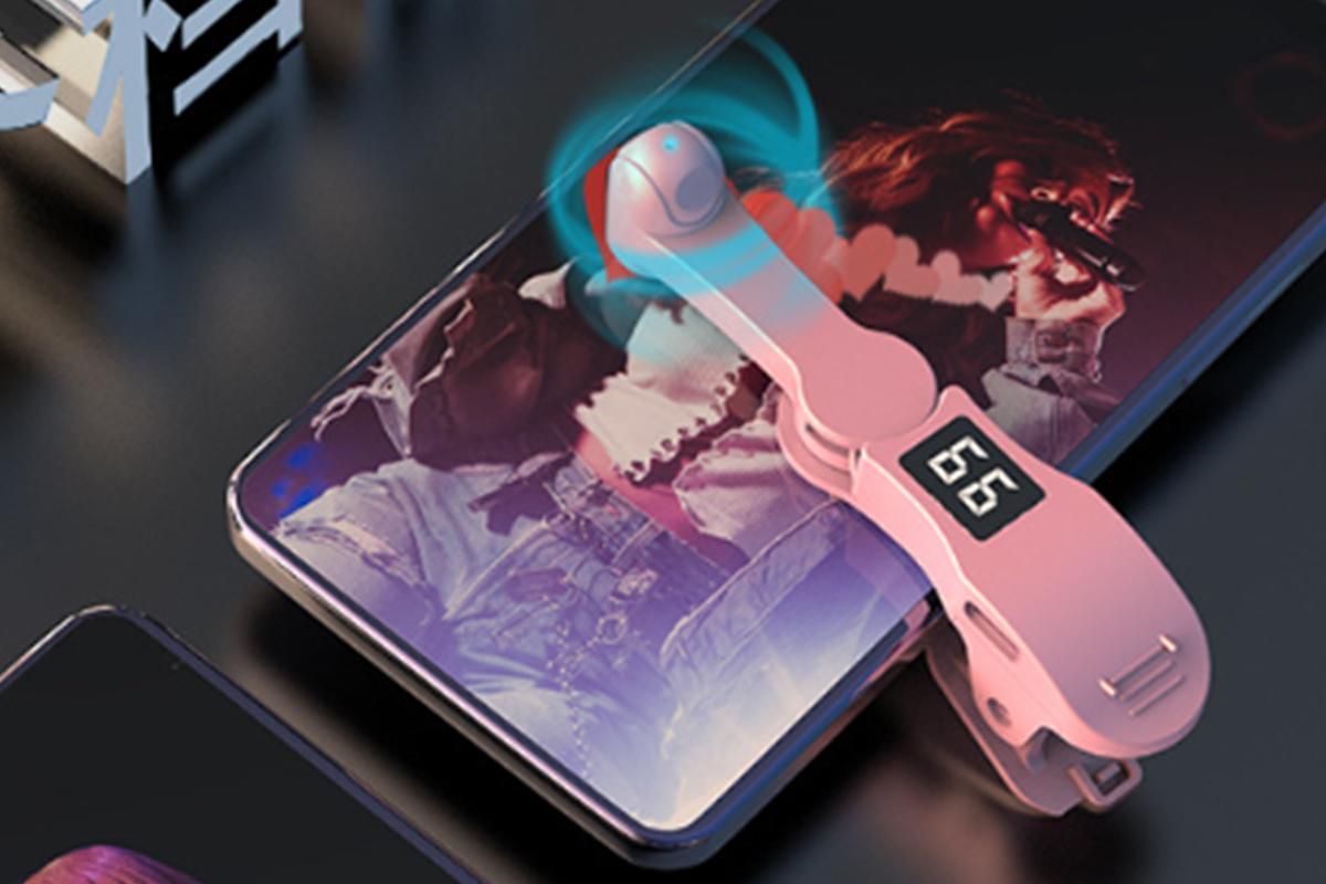 Smart Digital USB Clip on Auto Clicker for Mobile Phone Screen Live Likes - Pink V1263-JX-6420-2