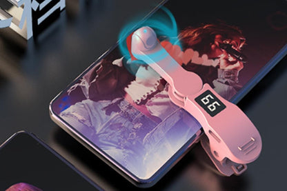 Smart Digital USB Clip on Auto Clicker for Mobile Phone Screen Live Likes - Pink V1263-JX-6420-2