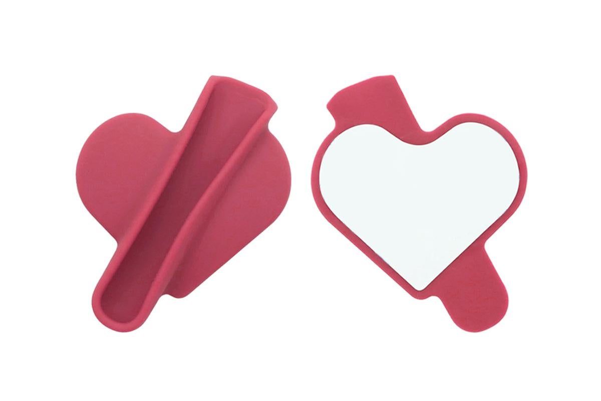 Holder for Rhode Skin Lip Lipstick Holder for Phone Case Peel and Stick Silicone Cover -Rose & Pink V1263-JX-6422-2