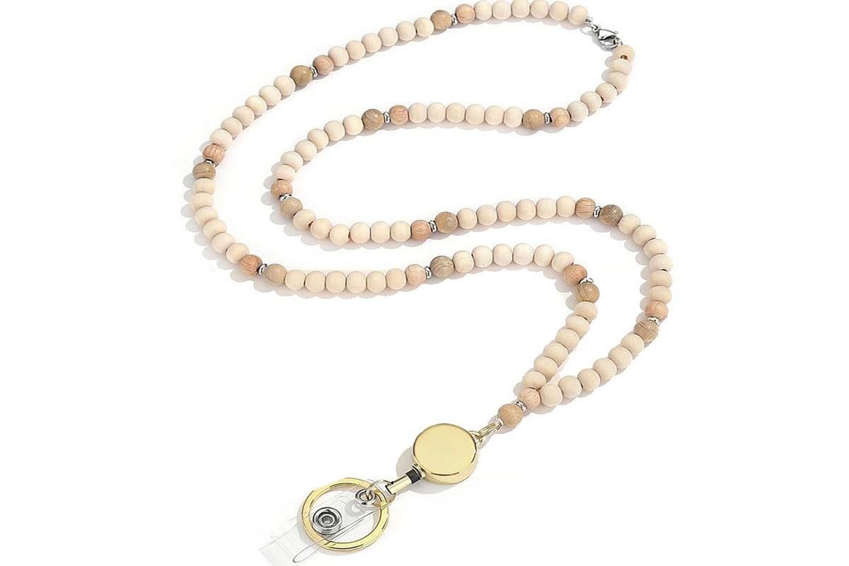 ID Card Lanyard Strap With ID Badge Holders Retractable Lanyard Clip For Key V1263-JX-6426