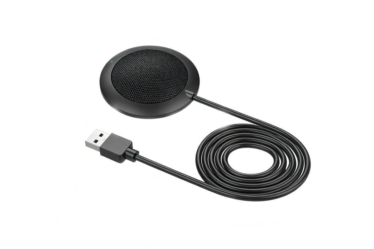 Conference USB Microphone Computer Desktop Mic with LED Indicator Plug and Play V1263-JX-6427