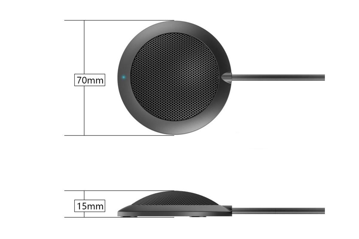 Conference USB Microphone Computer Desktop Mic with LED Indicator Plug and Play V1263-JX-6427