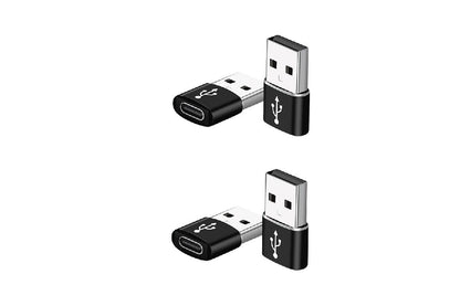 4Pack USB 3.0 to Type C 3.1 Adapter Notebook Charger USB Male to USB C Female Phone Charging Converter V1263-JX-6433-2