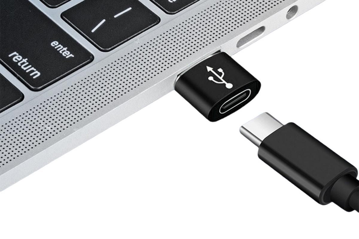 4Pack USB 3.0 to Type C 3.1 Adapter Notebook Charger USB Male to USB C Female Phone Charging Converter V1263-JX-6433-2