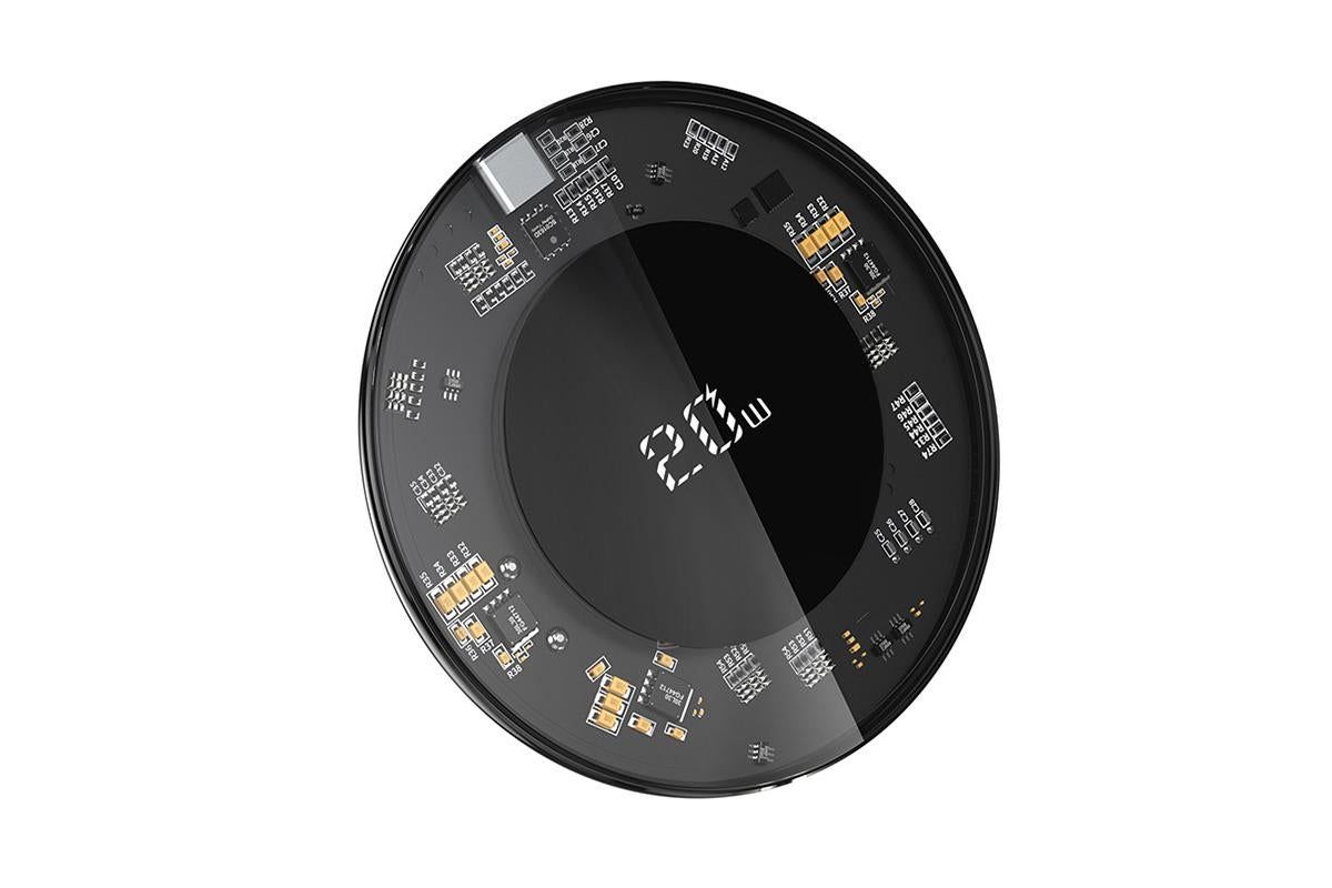 Universal 20W Qi Wireless Charger Fast Charging Pad Mobile Phone for Android Apple AirPod Pro V1263-JX-6435