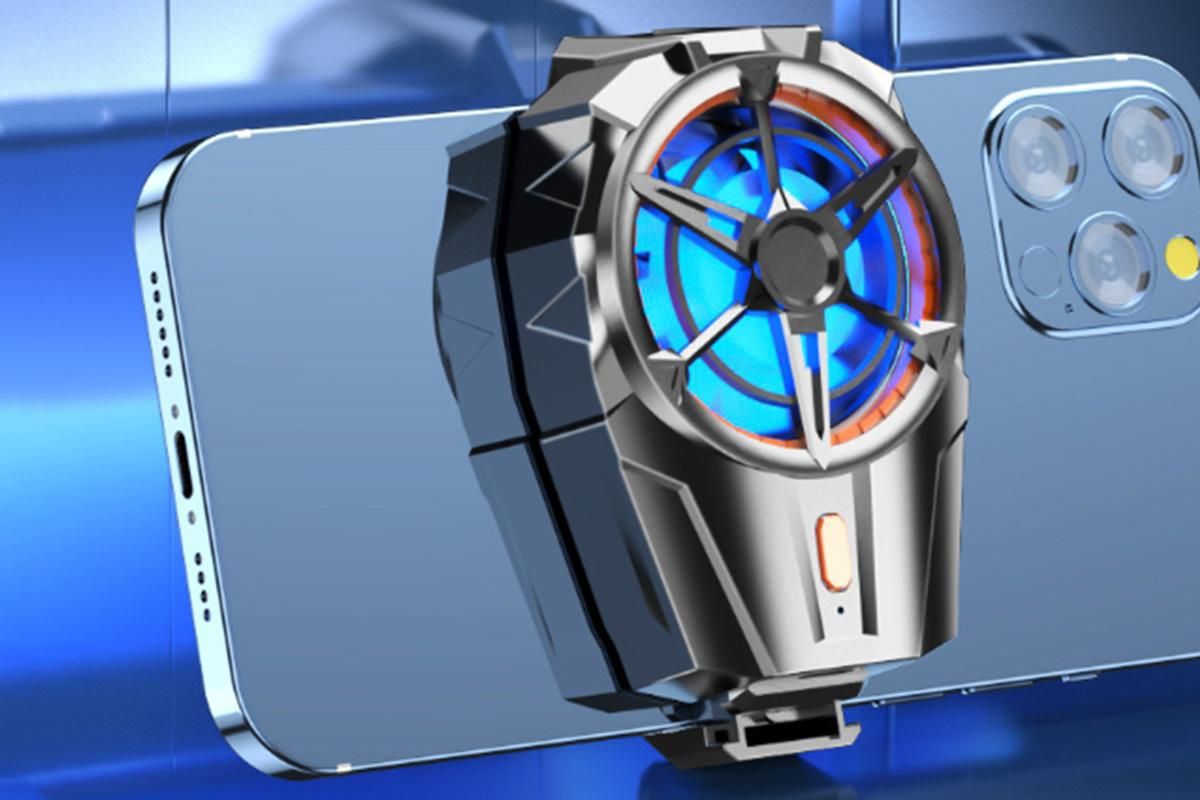 Phone Cooler for Gaming Mobile Phone Cooling Fan Lightweight Quiet V1263-JX-6439