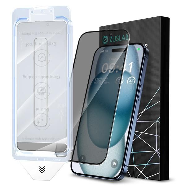 Privacy Screen Protector Tempered Glass Screen Protector For iPhone 15 -iPhone 15 V1263-JX-6443-1