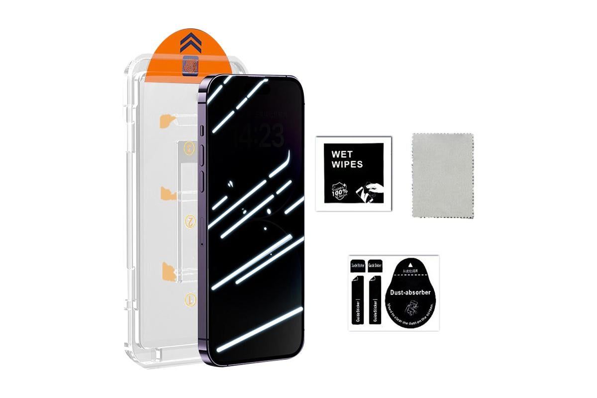 Privacy Screen Protector Tempered Glass Screen Protector For iPhone 15 -iPhone 15 Plus V1263-JX-6443-2