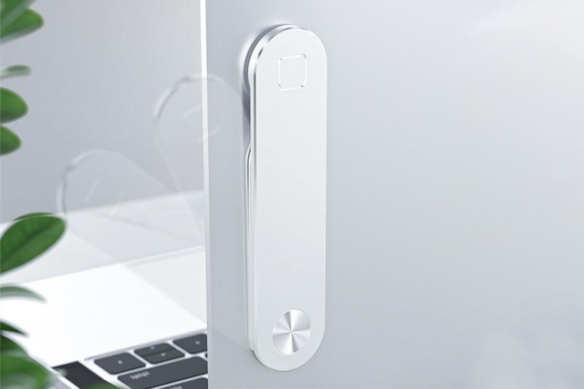 Portable PC Laptop Phone Holder Screens Expansion Mobile Side Mount Holder -Silver V1263-JX-6444-1