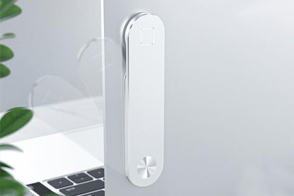 Portable PC Laptop Phone Holder Screens Expansion Mobile Side Mount Holder -Silver V1263-JX-6444-1