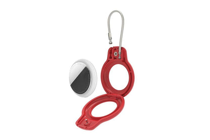 Durable Protective Case Shockproof Holder Case Accessories for Airtag -Red V1263-JX-6447-3
