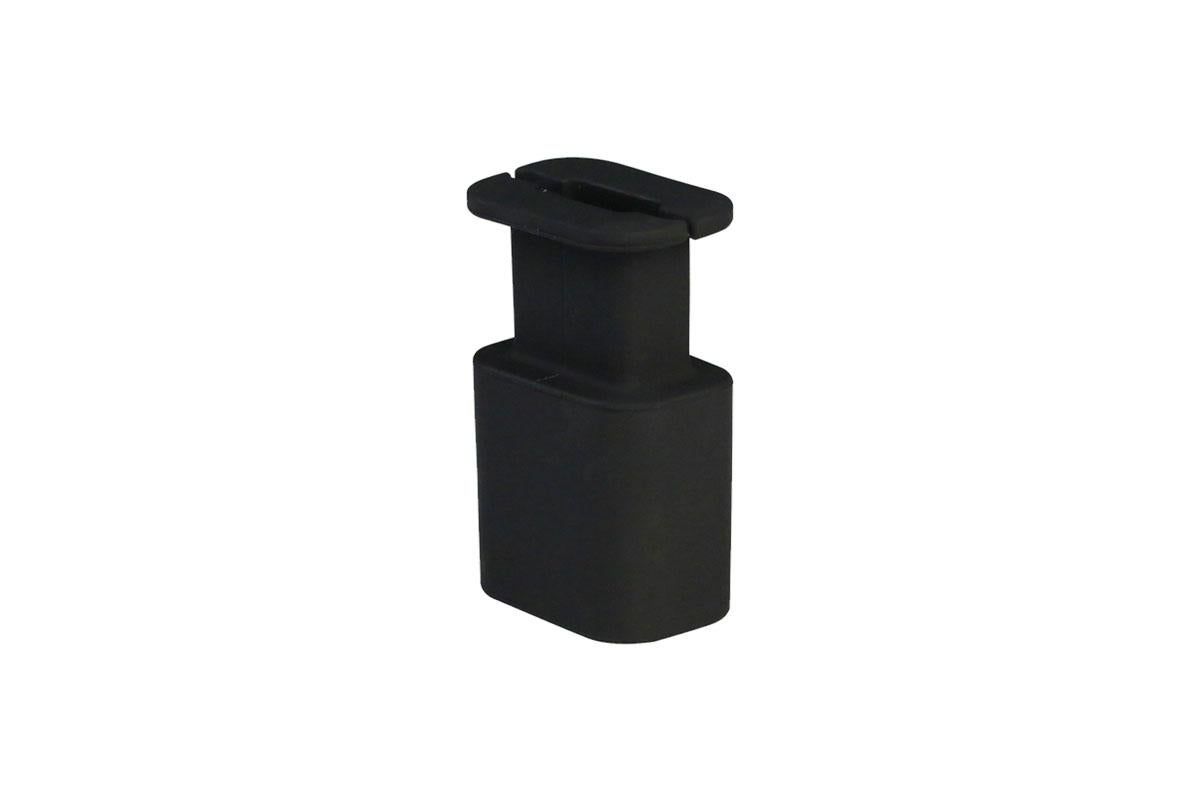 Silicone Charger Protector with Cord Wrap for Apple Phone 18W/20W Charger -Black & Pink V1263-JX-6448-1