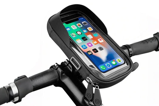 Bike Frame Bag Waterproof Bike Phone Mount Holder Bikes Accessories Gifts - Black V1263-JX-6449-2