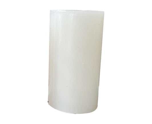 Candle Mold Non-stick DIY Silica Gel Rotating Cylinder Epoxy Resin Mold Home Ornament -White V1263-JX-648