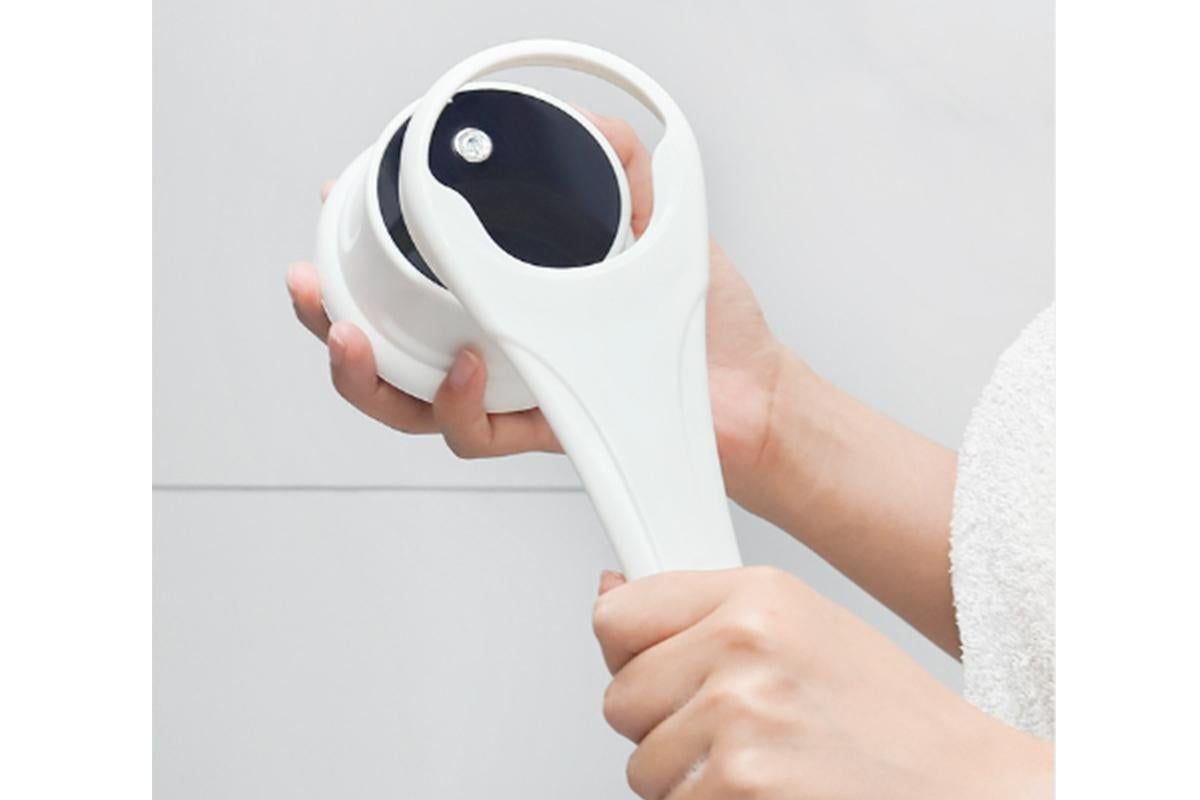 Electric Back Scrubber Body Brush Exfoliating Bath Brush for Shower - Pink V1263-JX-6505-3