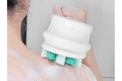 Electric Back Scrubber Body Brush Exfoliating Bath Brush for Shower - Pink V1263-JX-6505-3