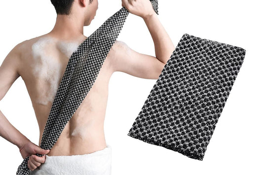 Back Scrubber for Shower Exfoliating Body Scrubber Bath Towel Shower Back Washer Scrub Wash Cloth Exfoliating V1263-JX-6506