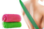 2PCS African Net Sponge Body Scrubber for Exfoliating and Bathing - Green & Pink V1263-JX-6508-3