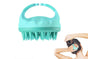 Hair Scalp Massager Shampoo Brush -Green V1263-JX-6511-2