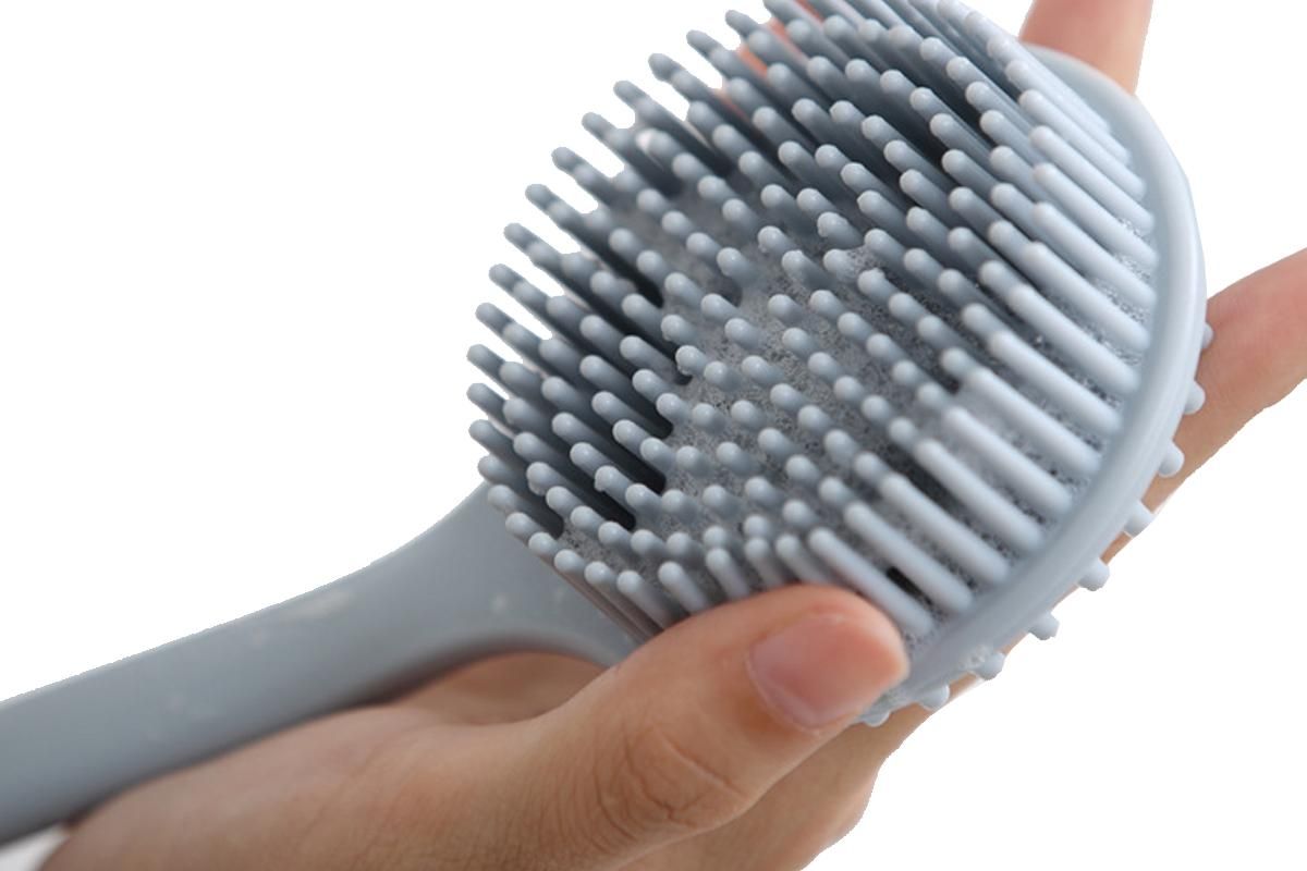 Long Handle Bath Shower Brush Back Scrubber Back Scrubber for Shower Bath Body Brush with Long Handle for Men V1263-JX-6512-1