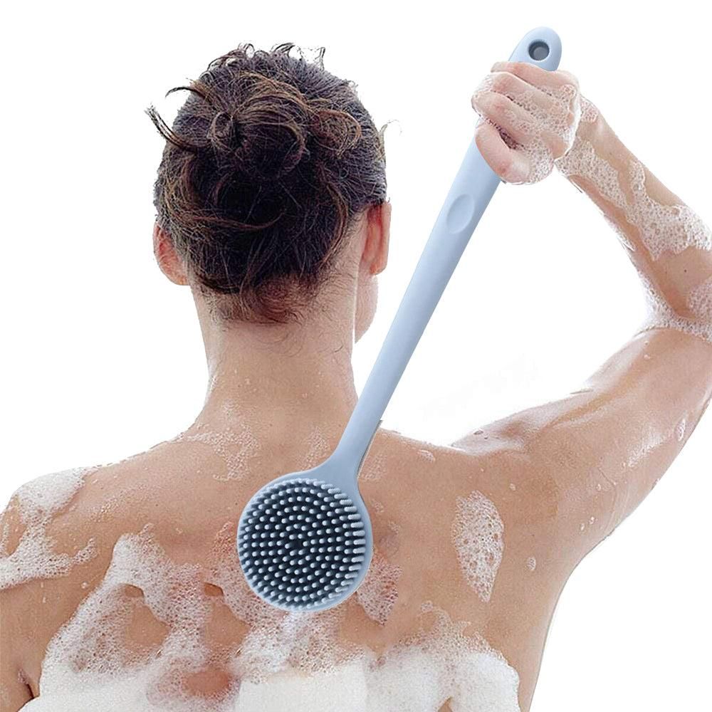 Long Handle Bath Shower Brush Back Scrubber Back Scrubber for Shower Bath Body Brush with Long Handle for Men V1263-JX-6512-1