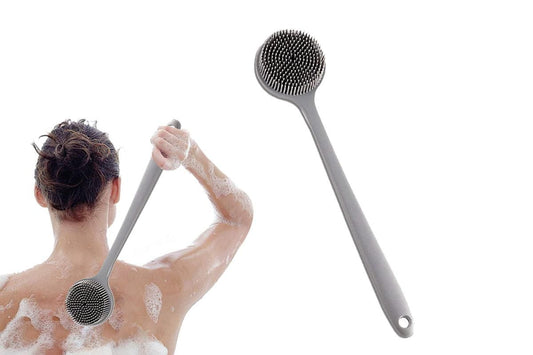 Long Handle Bath Shower Brush Back Scrubber Back Scrubber for Shower Bath Body Brush with Long Handle for Men V1263-JX-6512-2
