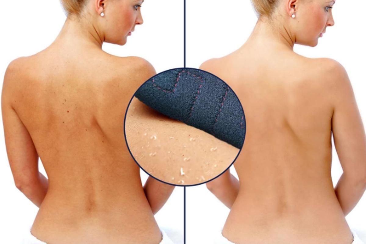 Bath Shower Exfoliating Back Strap Double-Sided Back Scrub Towel V1263-JX-6516