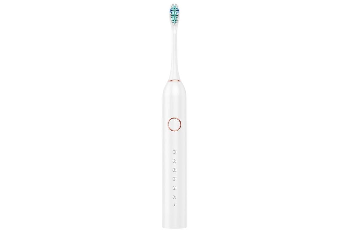 22000 VPM Electric Toothbrush for Adults with 10 Brush Heads and 6 Modes Toothbrush Sets - White V1263-JX-6521-1