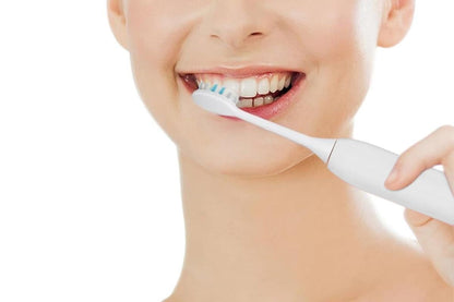 22000 VPM Electric Toothbrush for Adults with 10 Brush Heads and 6 Modes Toothbrush Sets - White V1263-JX-6521-1