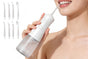 Cordless Rechargeable Portable Water Flosser for Teeth Gums Braces Care and Travel with 8 Flossing Tips V1263-JX-6522