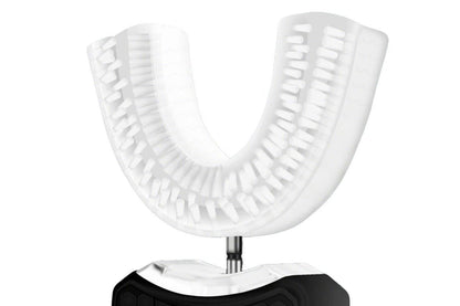 Rechargeable U-Shaped Electric Toothbrush Set for Daily Oral Care - Black V1263-JX-6524-2
