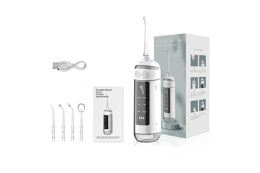 Water Dental Flosser Teeth Portable Cordless Oral Irrigator 180ML Rechargeable Travel Irrigation Cleaner IPX7 V1263-JX-6527-2