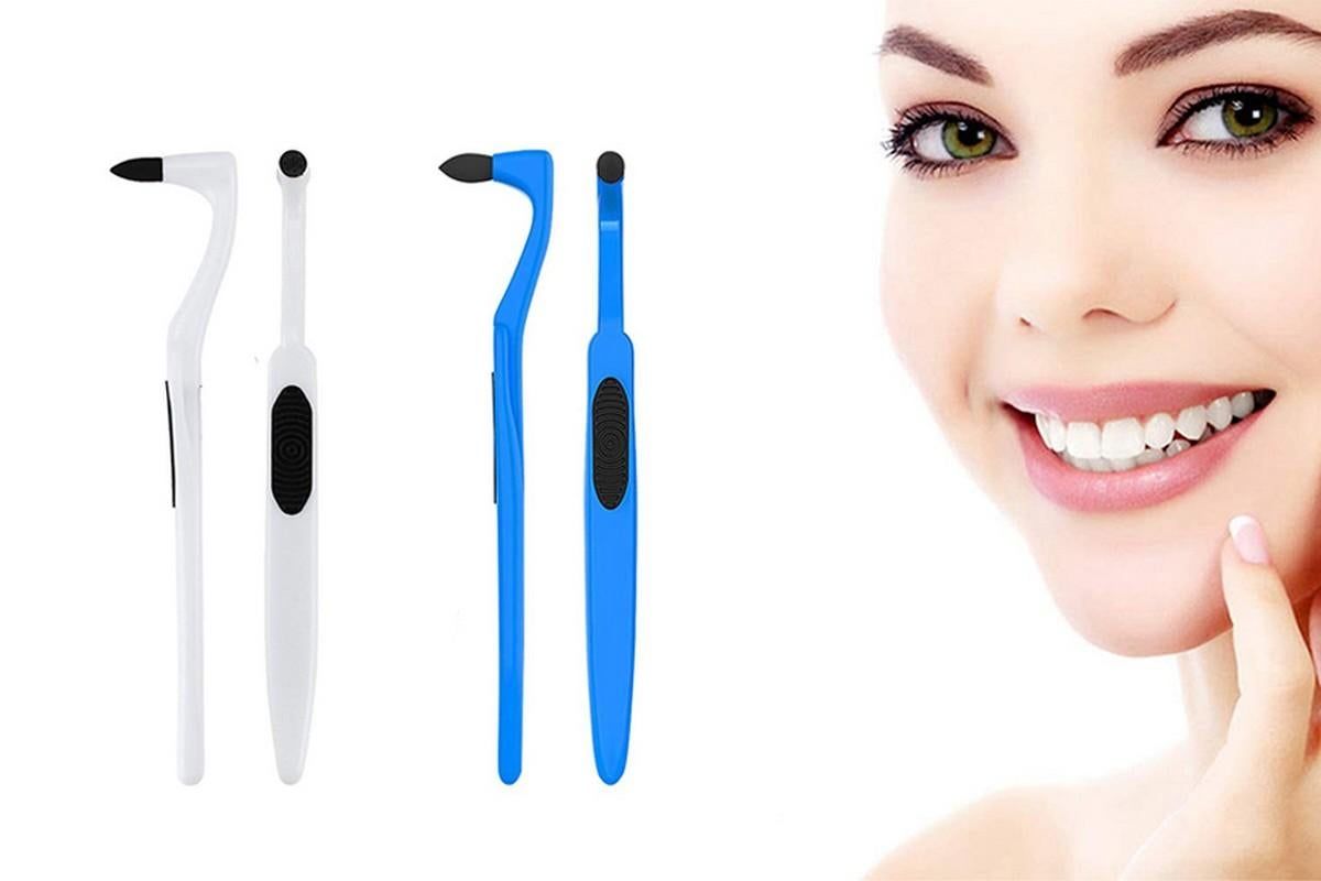 2PCS Teeth Stain Remover Tooth Cleaner Dental Cleaning Tool V1263-JX-6529