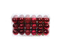 Shatterproof Xmas Ball-Wine Red V1263-JX-653