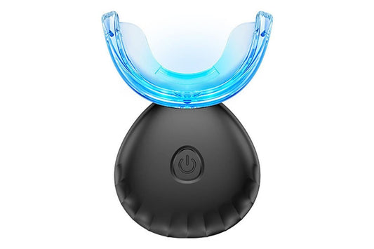 Portable Teeth Whitening Kit with Blue Light Technology - Black V1263-JX-6533-1