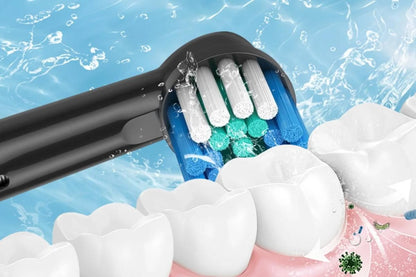 20 Pack Replacement Heads for Oral B Soft Electric Toothbrush Heads V1263-JX-6535