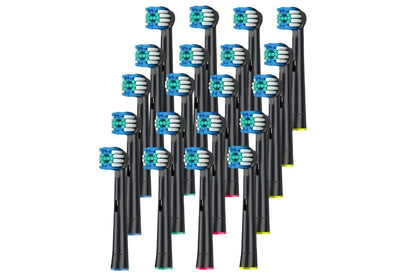 20 Pack Replacement Heads for Oral B Soft Electric Toothbrush Heads V1263-JX-6535