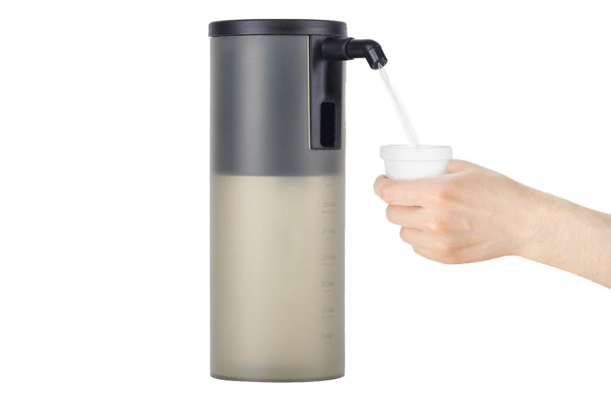 Rechargeable Portable Automatic Mouthwash Dispenser for Bathroom -Black V1263-JX-6537-1