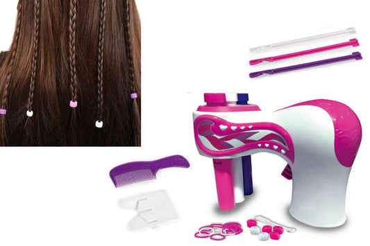 Electric Hair Braider Hair Braiding Machine Hair Twisting Tool Electric Rollers Automatic Hair Braiding Device V1263-JX-6545