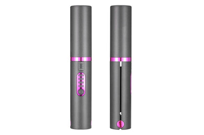 Cordless Hair Straightener and Curler 2 in 1 Mini Ceramic Flat Iron for Travel V1263-JX-6547