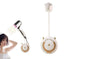 Hands-Free Hair Dryer Holder Adjustable Lazy Bracket -White-gold V1263-JX-6548-1