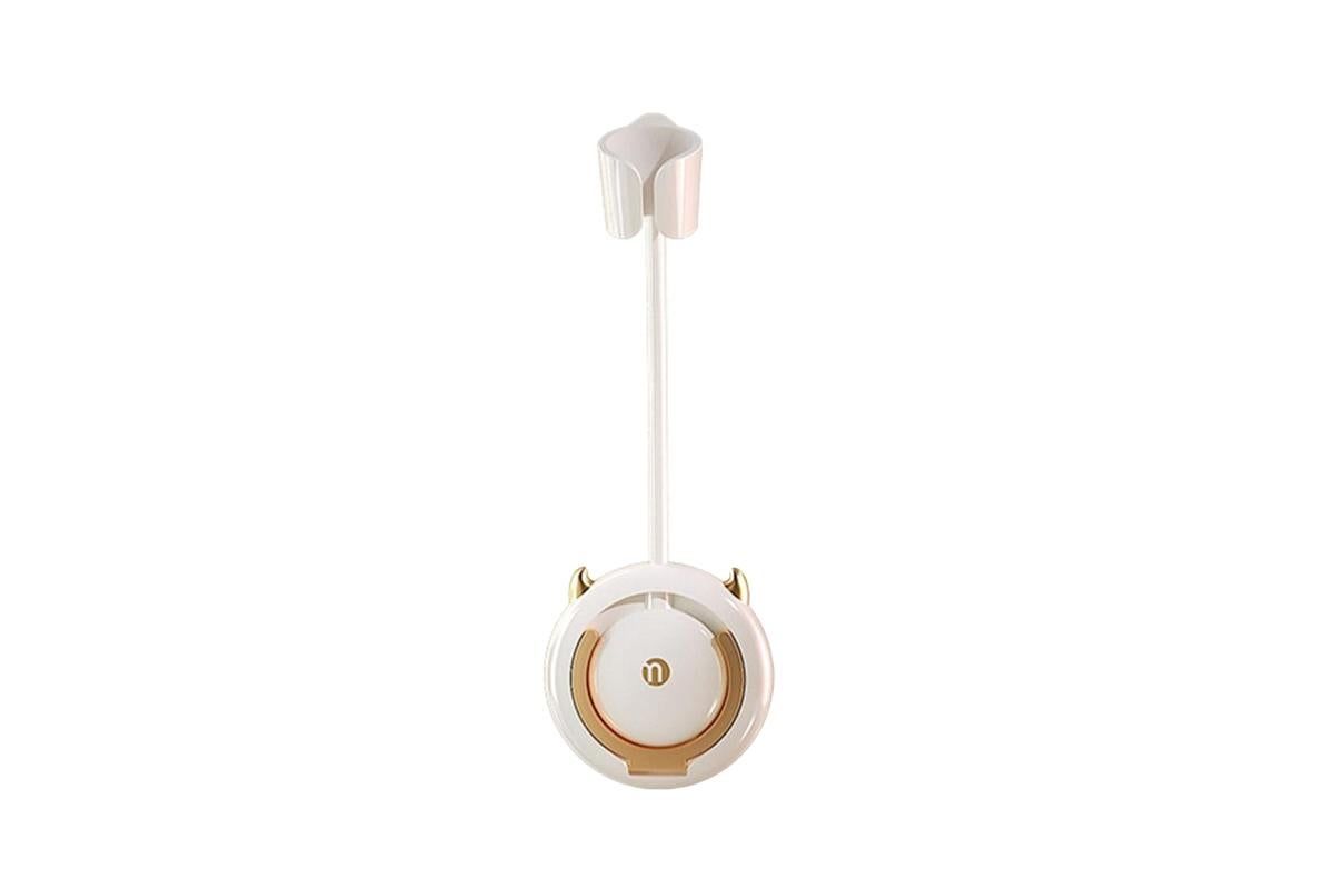 Hands-Free Hair Dryer Holder Adjustable Lazy Bracket -White-gold V1263-JX-6548-1