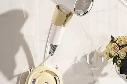 Hands-Free Hair Dryer Holder Adjustable Lazy Bracket -Yellow-silver V1263-JX-6548-3