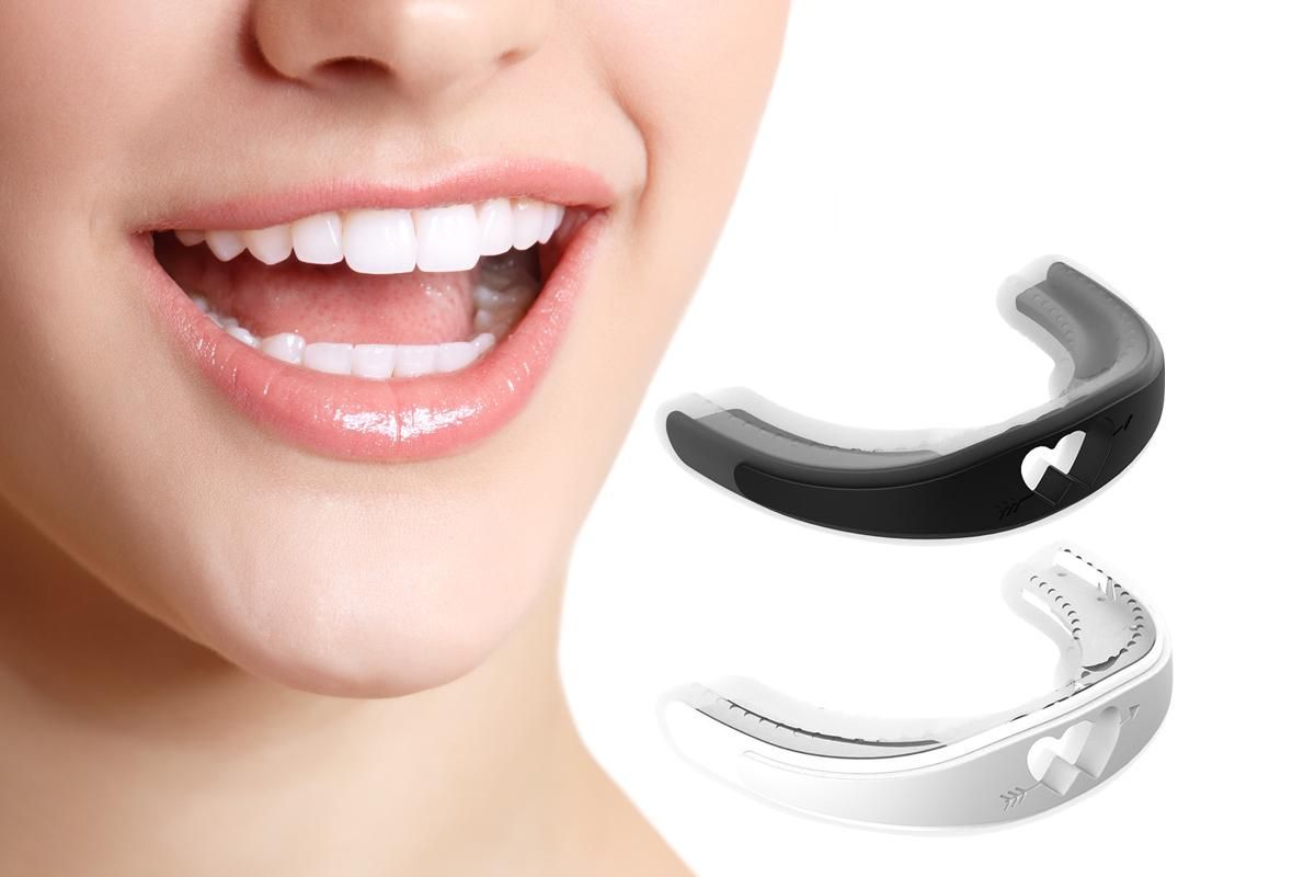Anti-Snoring Mouth Guard Sleeping Bite Guard for Bruxism Aid Mouthpiece -Black V1263-JX-6554-1