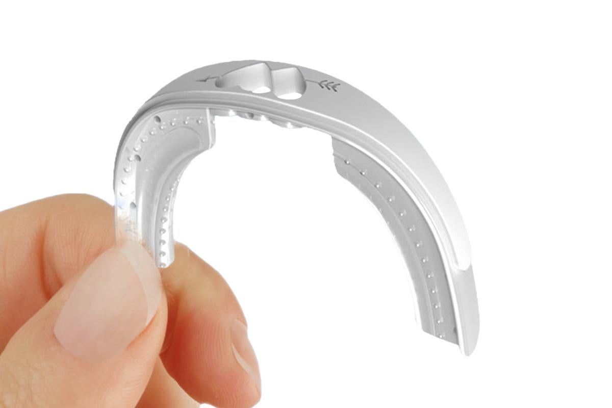 Anti-Snoring Mouth Guard Sleeping Bite Guard for Bruxism Aid Mouthpiece -White V1263-JX-6554-2